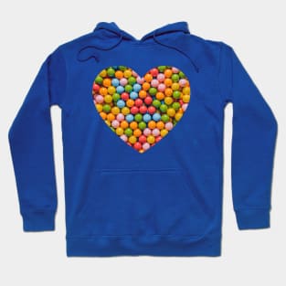 Vintage Gumball Candy Heart Photograph Hoodie